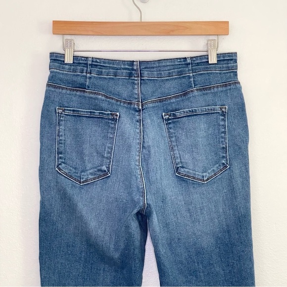 J Brand Natasha Sky High Crop Skinny Jean Button Front Stretch Denim Lovesick 31 - Picture 11 of 16